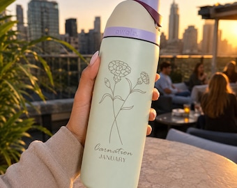 Custom Owala 24oz, 32oz, & 40oz Engraved FreeSip Water Bottle