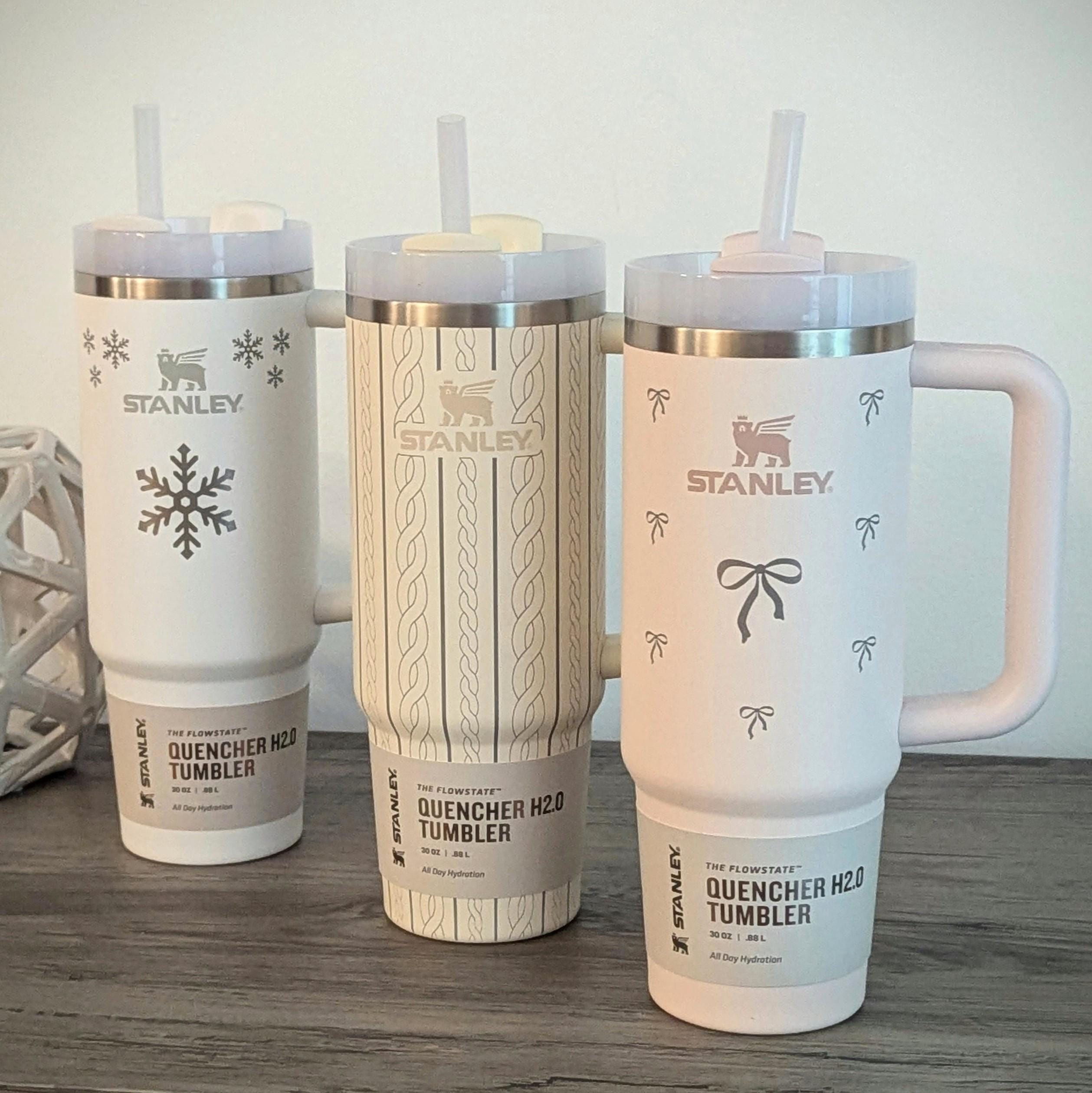 Winter 30oz Stanley Coquette Engraved Tumblers Holiday Cozy Collection |  Heart, Bow, & Snowflake Design - Etsy