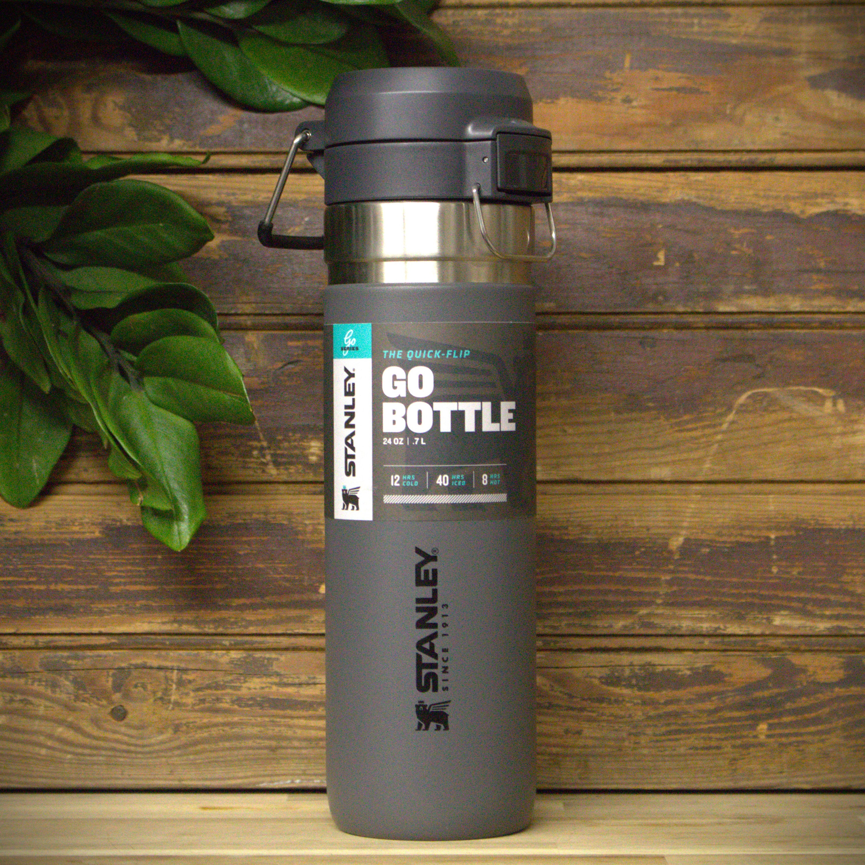 Stanley Custom Engraved 24oz Quick Flip GO Water Bottle Fast & Free  Shipping 