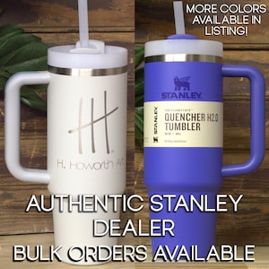 Stanley Custom Engraved 30oz Flowstate Quencher H2.0 Tumbler