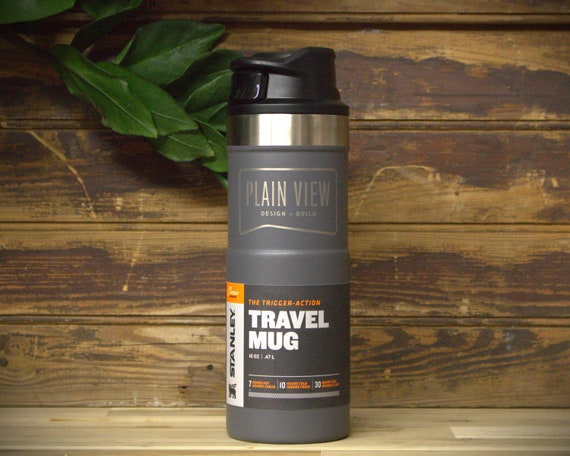 Stanley Custom Engraved 16oz Trigger-action Leakproof Travel Mug