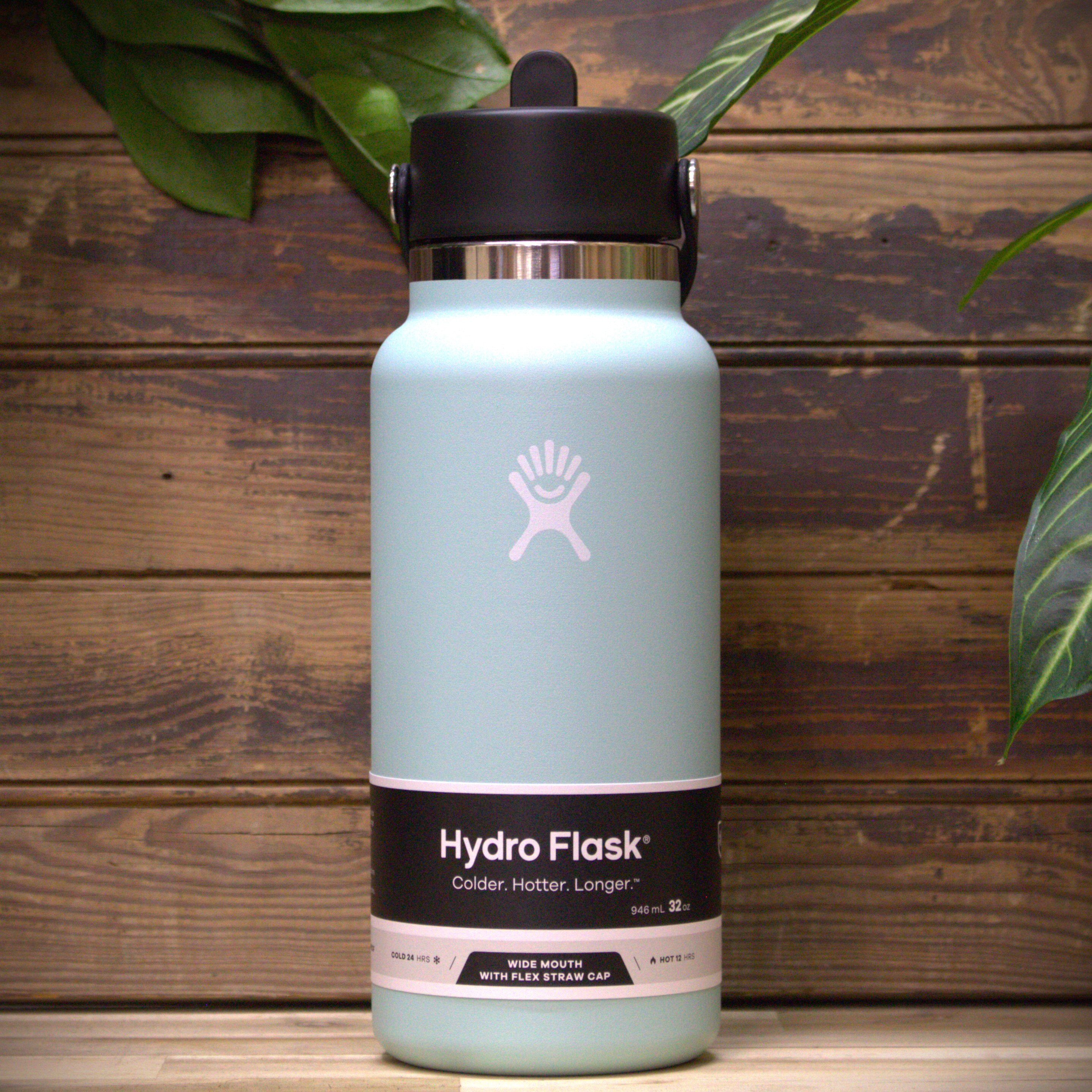 32oz Custom Engraved Hydro Flask Wide Mouth With Flex Straw Cap - Etsy