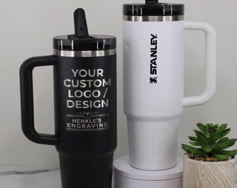Custom Stanley 30oz Engraved ProTour Quencher Flip Straw Tumbler