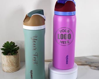Custom Owala 24oz, 32oz, & 40oz Engraved FreeSip Water Bottle