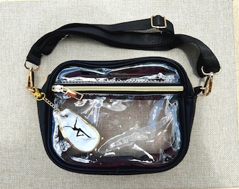 DMB Clear Concert Bag with DMB Oyster Charm: Stadium Approved Crossbody