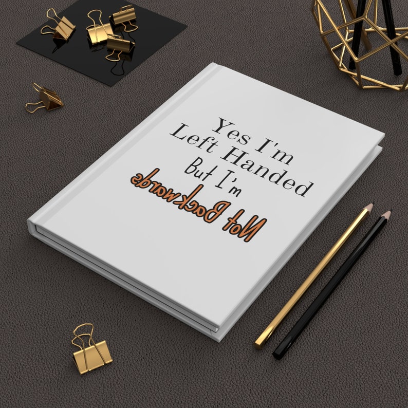 Lefthanded Journal, Exclusive Hardcover Diary for Lefties, Perfect