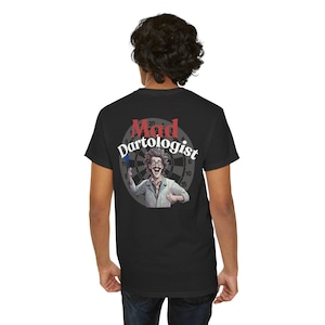 Darts Player T-shirt, Dartboard Tournament League Unisex Tee, Men Women Gift, Dart Throwing Top, Sport Game Clothing, Casual Apparel