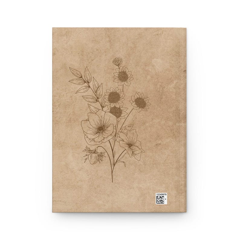 Recipe Journal Hardcover, Family Cookbook, Blank Recipe Book, Cooking