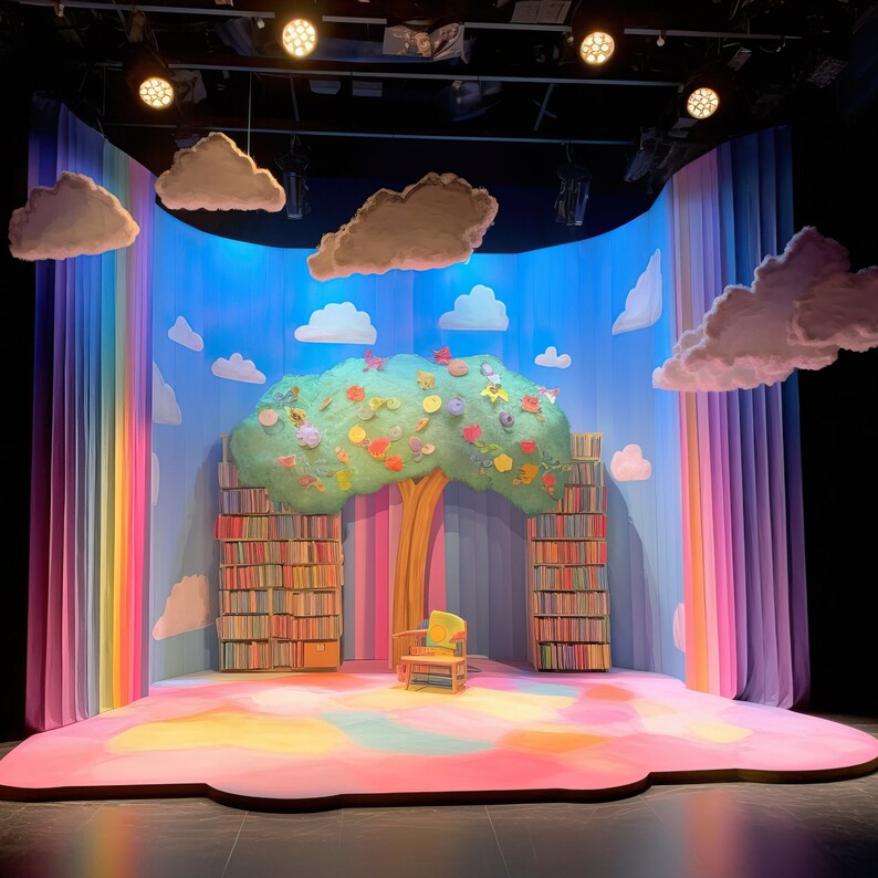 Digital Reading Background Backdrop, Studio Backdrops for Photographers ...