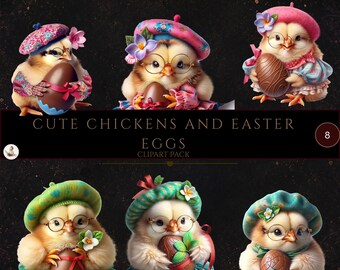 かわいいひよこのクリップアート、イースターエッグを持ったひよこ、イースターのクリップアート、動物のクリップアート、ひよこ、イースターエッグのクリップアート、商用利用可