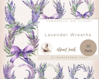 Lavendel Kranz Clipart, Blumenrand, Aquarell Blumen, lila Blume Hochzeit Clipart, Sublimation, lila Kranz, kommerzielle Nutzung