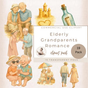 Imágenes prediseñadas de romance con personas mayores, parejas mayores caminando por la playa, imágenes prediseñadas de romance, imágenes prediseñadas de abuelos, imágenes prediseñadas de aniversario, uso comercial