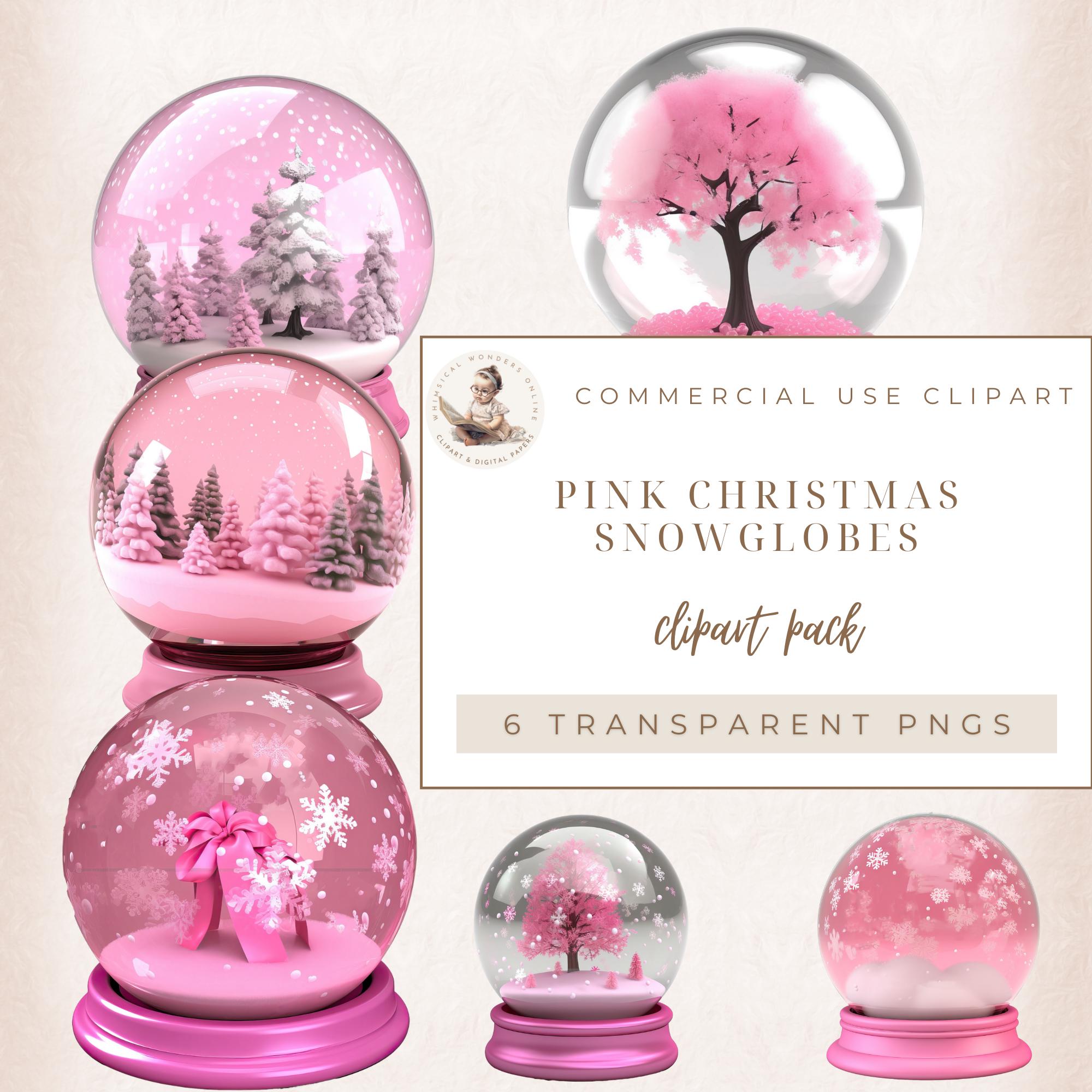 Pink Snow Globe UK