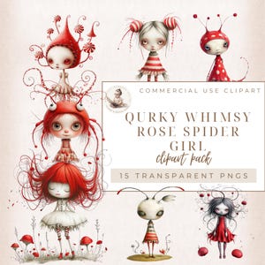 Imágenes prediseñadas de chicas extravagantes, chicas araña con rosas extravagantes, imágenes prediseñadas de fantasía, imágenes prediseñadas de arañas, imágenes prediseñadas de moda, imágenes prediseñadas de jardín, uso comercial
