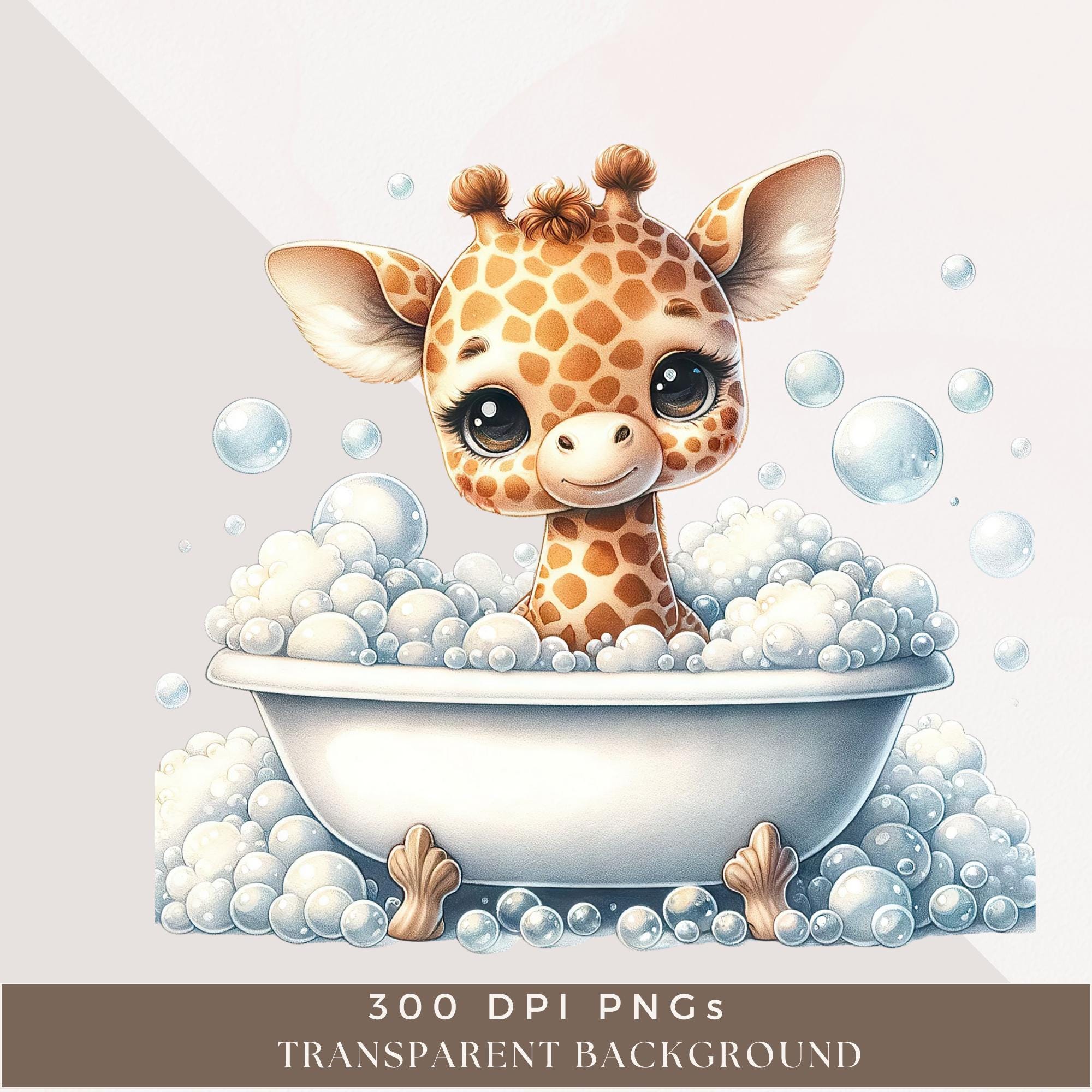 Buy Cute Giraffe Clipart Bundle, Baby Giraffe PNG, Giraffe \u0026 Bubbles,  Jungle Animals, Safari Nursery Decor, Baby Shower, Commercial Use Online in  India - Etsy, image size:2000x2000