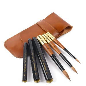 Sable hair Paint brushes