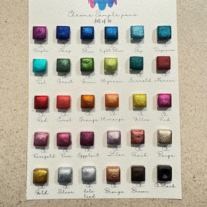 Chrome sample pans