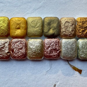 Golds & Shimmer Metallic Watercolors