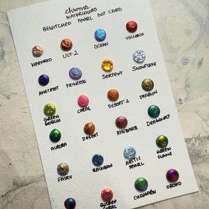 Bewitched pearl dot card(set of 24)