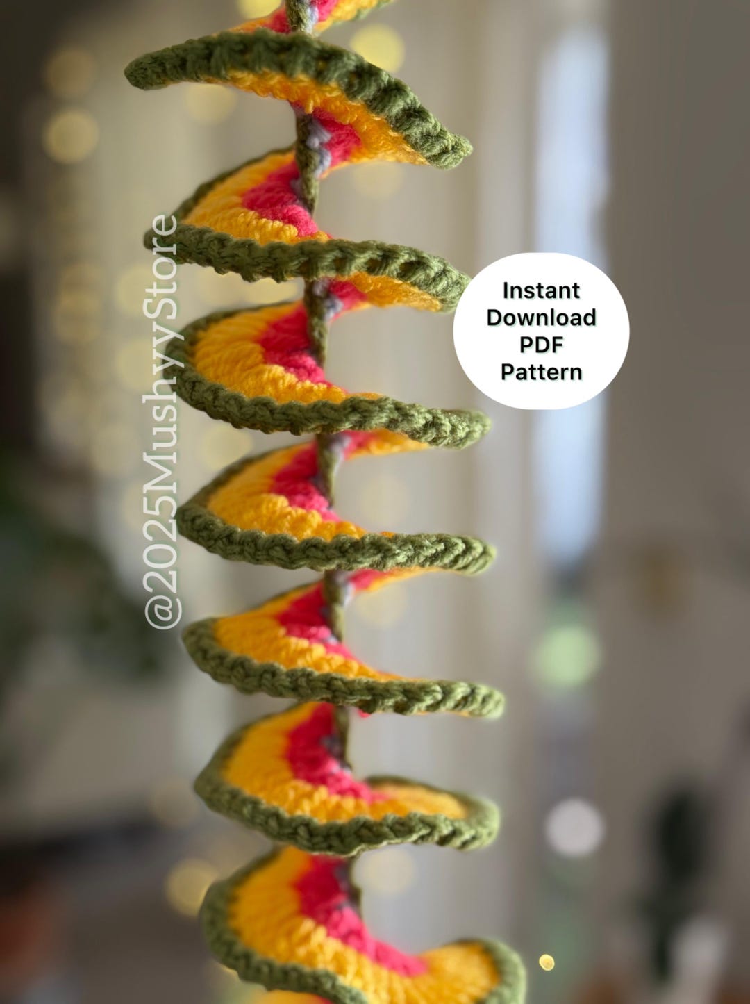 Modello per girandola all'uncinetto: facile decorazione fai da te per il