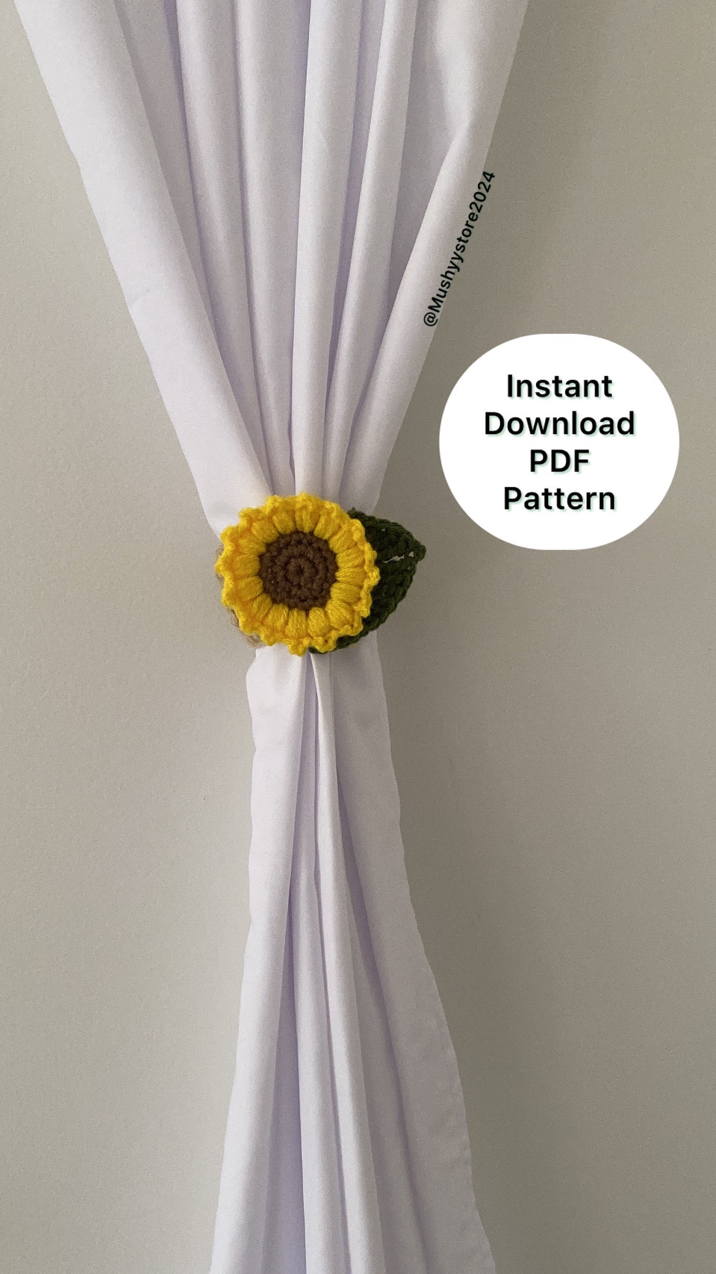 Rideaux Tournesols à Découper Selon Hauteur Souhaitée - Blanc - Largeur <100cm, Longueur 101-150cm - Occasion Excellent état