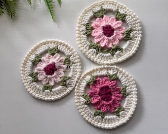 Crochet Coater Pattern - Sakura Blossom Instant Download PDF