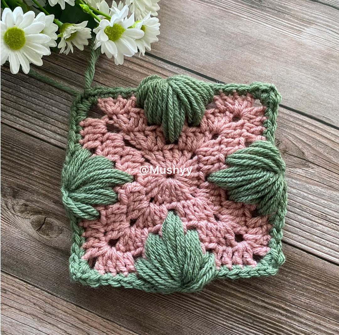 Crochet Maple Leaf Granny Square Pattern Instant PDF Download Etsy