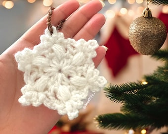 Crochet Snowflake Pattern - Instant Download DIY Tutorial for Festive Décor and Handmade Gifts