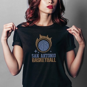 San Antonio Basketball Team Rhinestone Tshirt, Spurs Basketball Tshirt, Ultimate Spurs Fan Dazzling Rhinestone Shirt, San Antonio Spurs