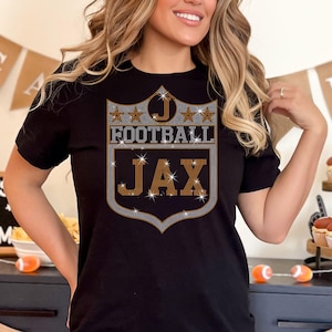 Jacksonville Strass-Shirt, Vintage Style Fußball Sweatshirt, Sonntag Fußball Fans T-Shirt, Fußball-Team Hoodie