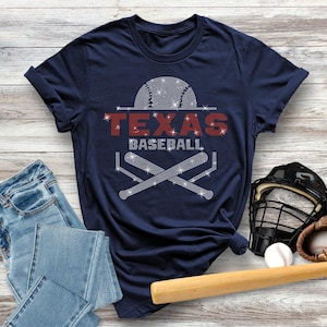 Texas baseball strass shirt, Game Day-kleding, shirt Baseball Mama, shirt teamgeest, T-shirt sportfan, Rangers cadeau voor haar of hem