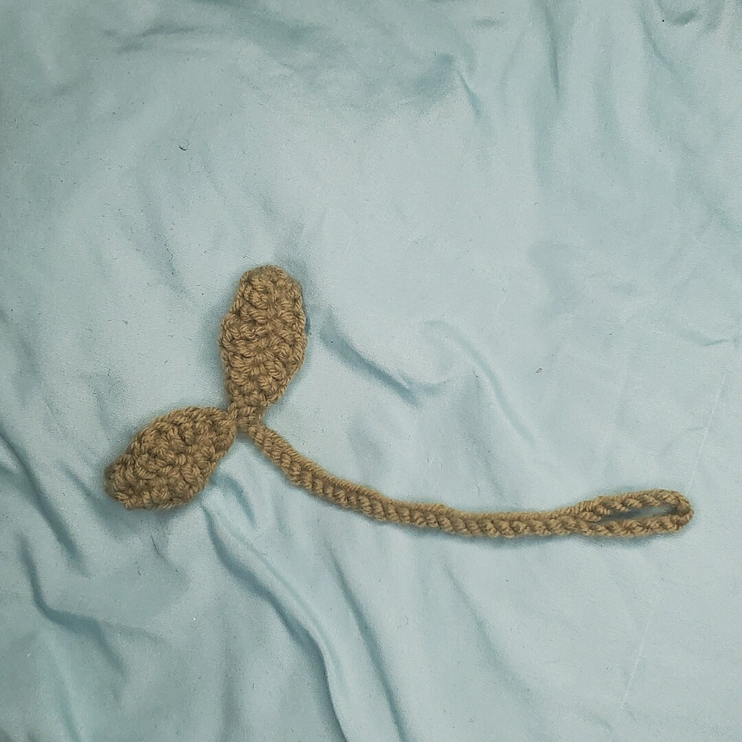 Crocheted Sprout Green Crochet Sprout - Etsy