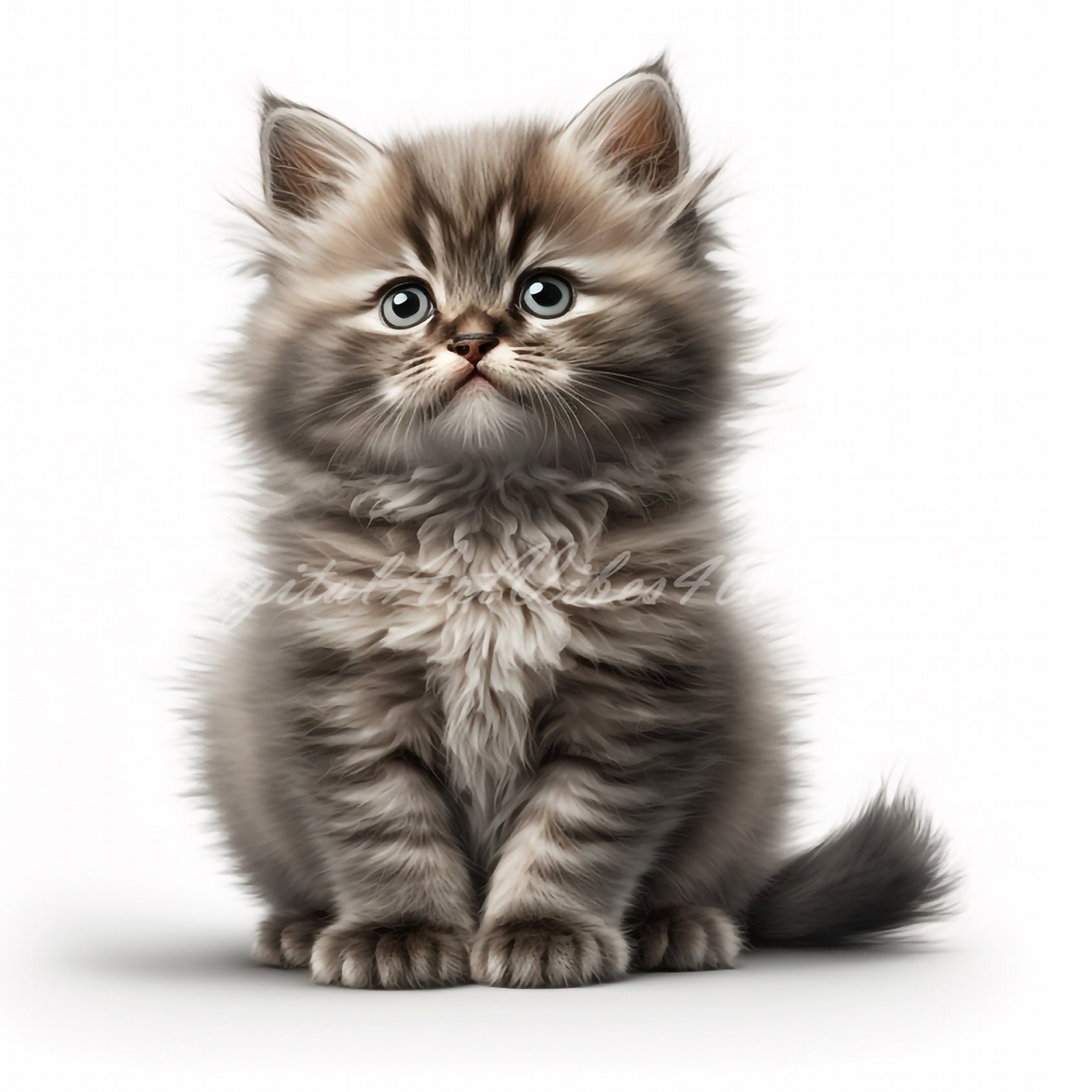 10 Realistic Kitten | Lifelike, Cute, Cat Images, PNG, Instant Download ...