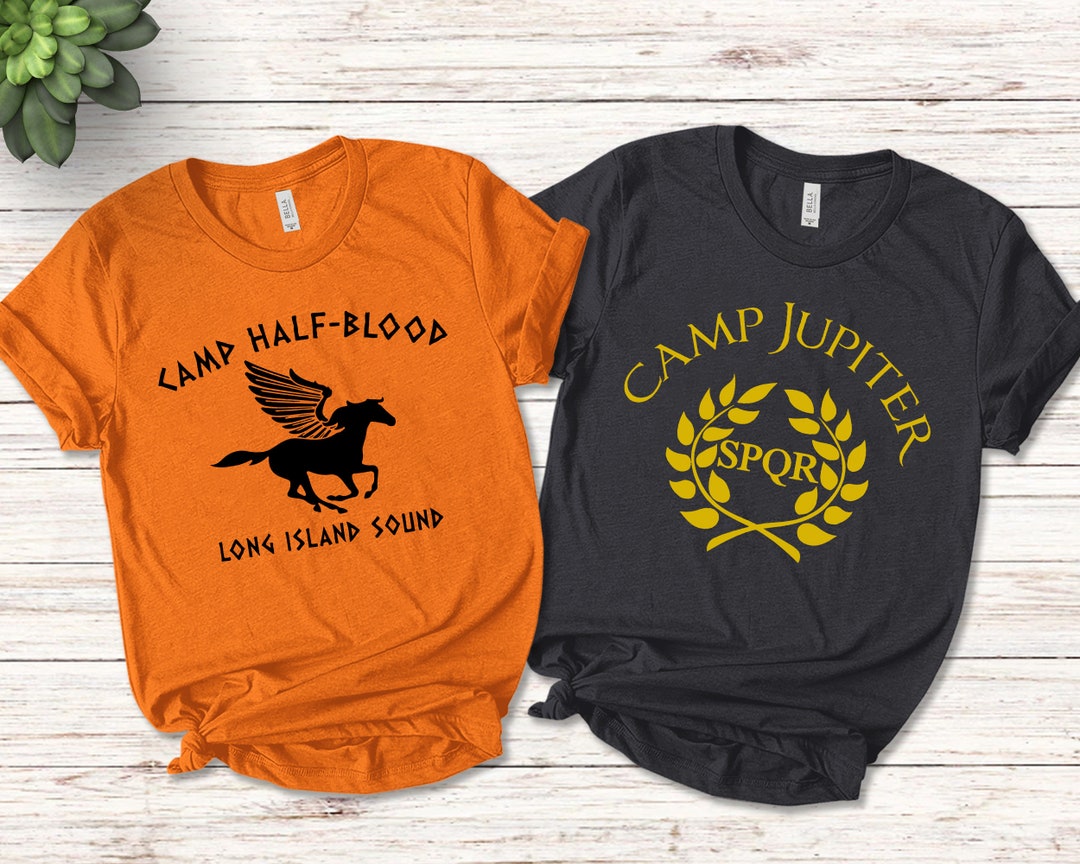 Camp Half Blood Costume Shirt SPQR Camp Jupiter Shirt Percy Etsy