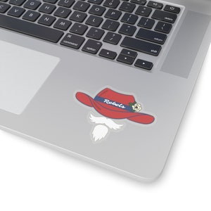 Ole Miss Rebels - &quot;Colonels Hat&quot; Kiss-Cut Stickers