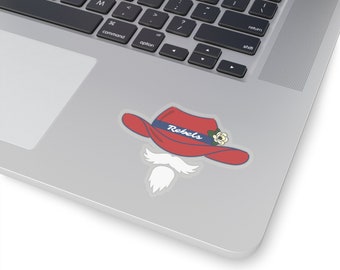 Ole Miss Rebels - "Colonels Hat" Kiss-Cut Stickers