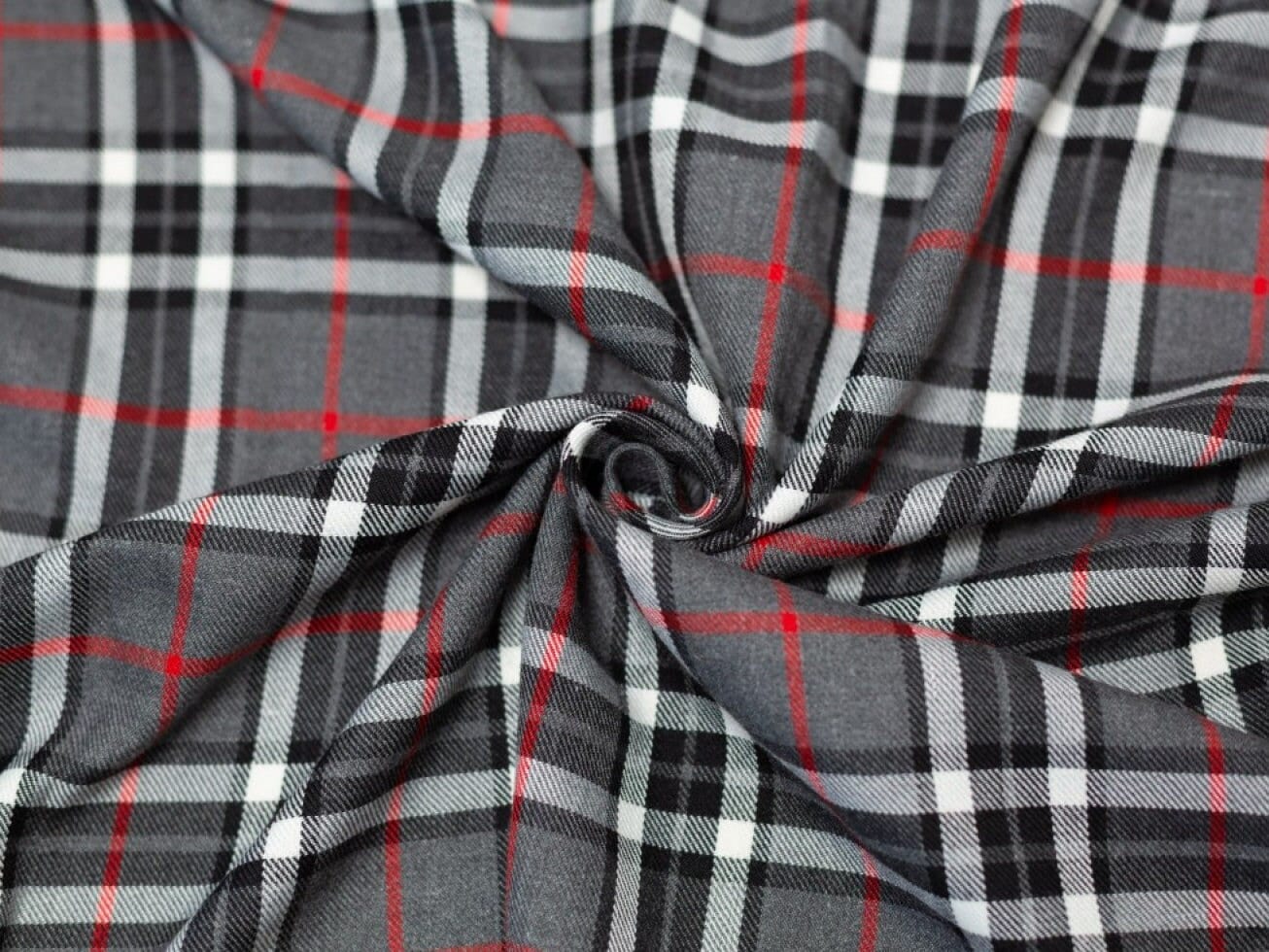 Thomson Gray Pattern Tartan Fabric Thomson Grey Pattern Polyviscose Christmas Festival | 59 ...
