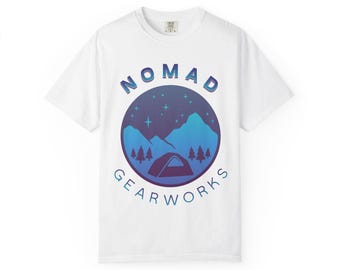Nomad Adventure T-Shirt - Camping Tee, Outdoor Shirt, Travel Gear, Gift for Campers, Nature Lover Apparel