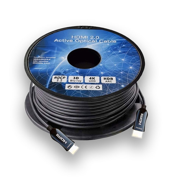 50 m Hochgeschwindigkeits-18Gbps Ultra HD 4K 60High Fibre Active Optisch High-Period-HDMI-2.0-Kabel