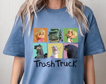 Pobierz cyfrowo | Trash Truck Png | Trash Truck Family Png | Trash Truck Birthday Party | Png Projekty sublimacji | Trash Truck And Hank