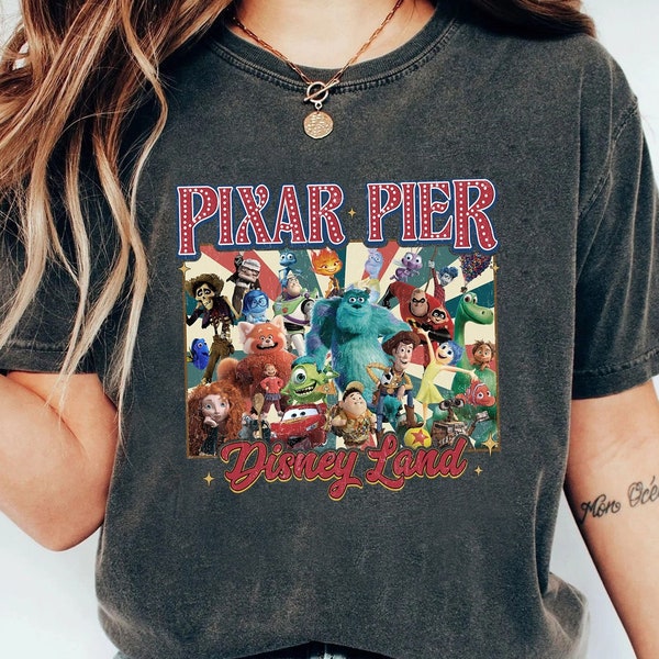 Pixar Pier Disneyland Shirt, Magic Kingdom Shirt, Pixar Family Shirt, Disneytrip Shirt, Monsters Inc Shirt, Toy Story Land Shirt, Pixar Fest