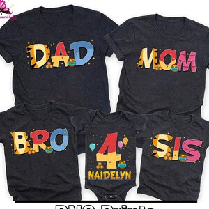 Personalized Winnie The Pooh Birthday Shirt Download, Disneyland Birthday Shirt Download, Winnie The Pooh Png, Family Matching Shirt