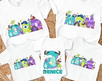 Cumpleaños de Monster Inc. (Png), Fiesta de cumpleaños de Mike Sully (Png), Cumpleaños de Monster personalizado (Png), Disneyland Monsters Inc. (Png), Cumpleaños familiar a juego