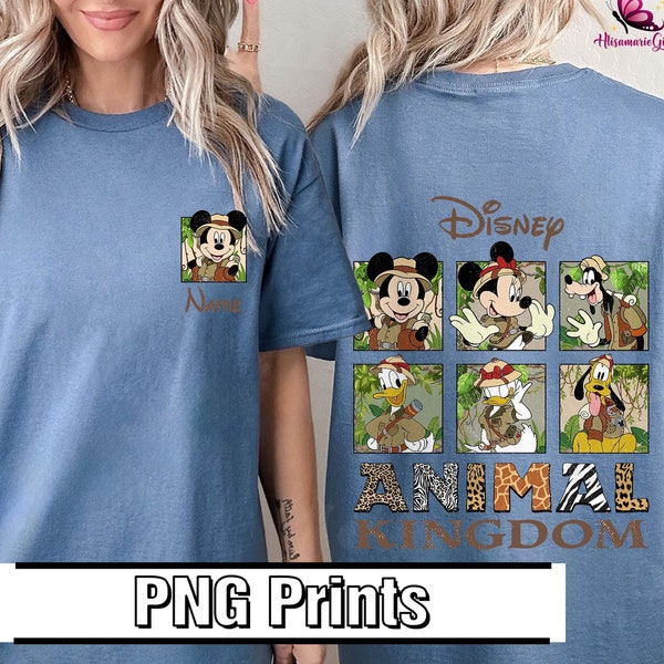 Personalized Animal Kingdom Png | Mickey and Friends Safari Trip Png | Animal Kingdom Trip Clipart | Disneyland Safari Png | Birthday Gifts