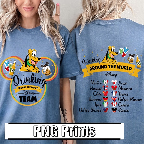 Pluto Drinking Team Png, Epcot Drinking Around The World, Food and Wine Festival, Disneyland Drinking Team, Epcot Family Trip 2024,Epcot Png