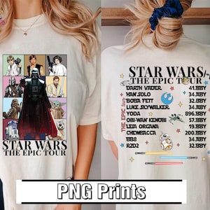 Starwars The Epic Tour Png, Disneyland Starwars Png Sublimation, Darth Vader, Starwars Characters, Galaxy&#39;s Edge, Star Wars Png