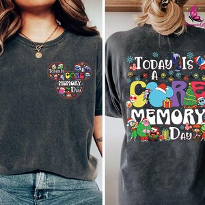 Inside Out Today is A Core Memory Day Shirt, Disneyland Christmas Shirt ...