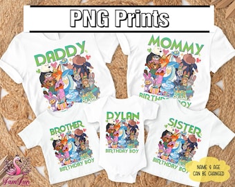 Zootopia 2 Birthday Custom Name and Age PNG, Zootopia Party Shirt Design, Kids Birthday Download, Animal Theme Party, Digital Download