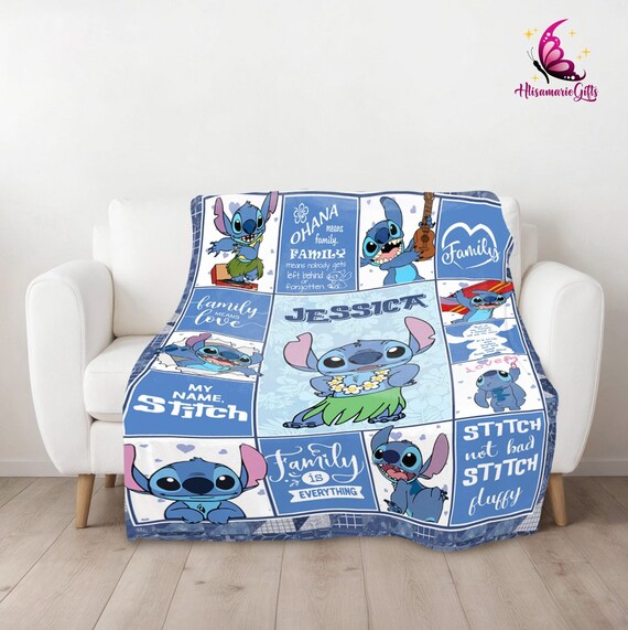 Stitch ohana blanket hotsell