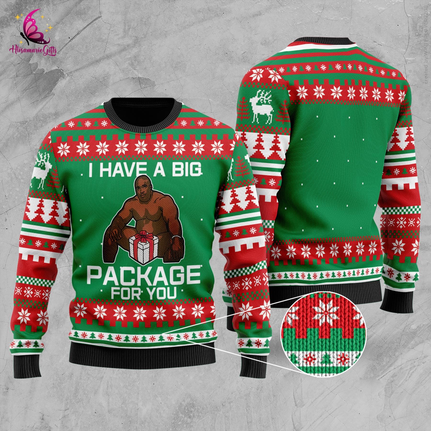 Discover I Have A Big Package For You Christmas Sweater, Barry Wood Christmas Sweater